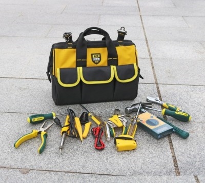 高档工具包男工地木多功能维纳电工h手提大收修袋耐磨用工奢华