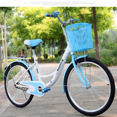 公主自行车成人复古车图片