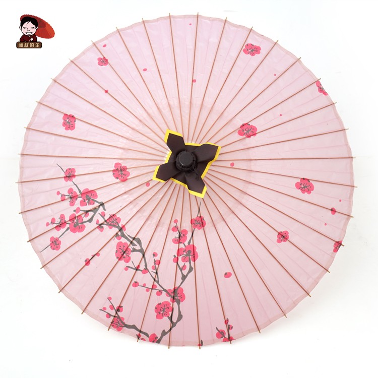 伞 新品 兰花印花伞面油纸伞传统汉服古风中国风防雨摄影 闻叔
