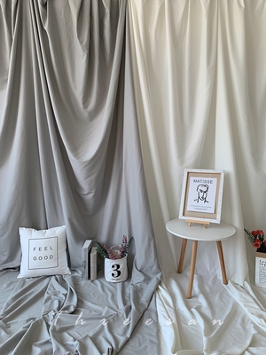 服装店拍照背景布挂拍图片