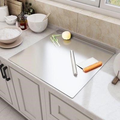 304不锈钢菜板擀面板案板家用和面板揉面板厨房大理石台面修复.