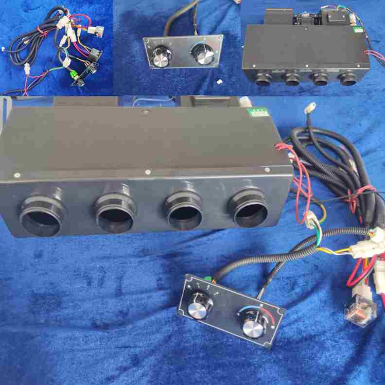 电动汽车空调72v制冷48伏三轮四轮车60v冷暖直流电动压缩机空调