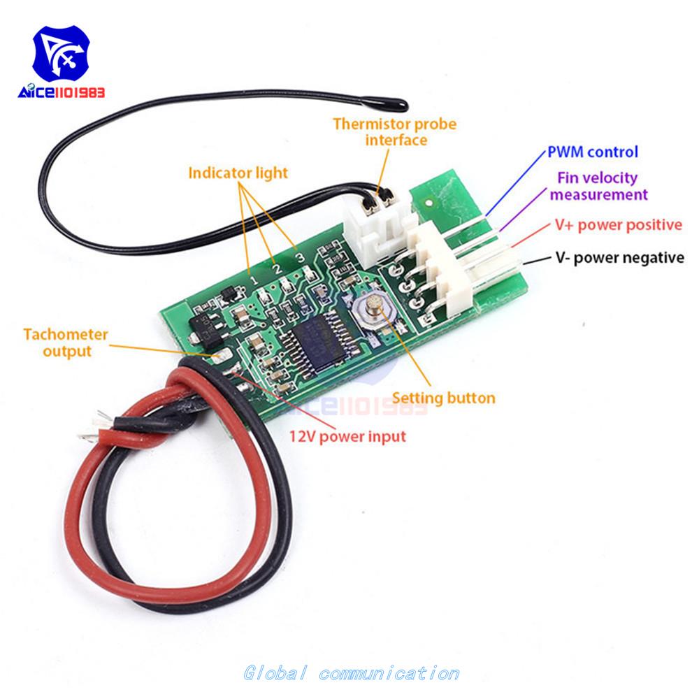 DC 12V PWM TeMPeraTure DeTeCTor Probe ConTroller 4-Wire TeMP在类目 商业/办公家具, 城市家具, 美化丰富空间设施, 树篦子/护树板中 - 来自Buy2taobao.com提供专业的淘宝代购服务