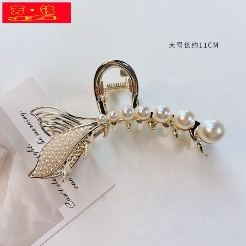 特大号抓夹发量多网红夹子女ins超火抓发夹大发量脑后