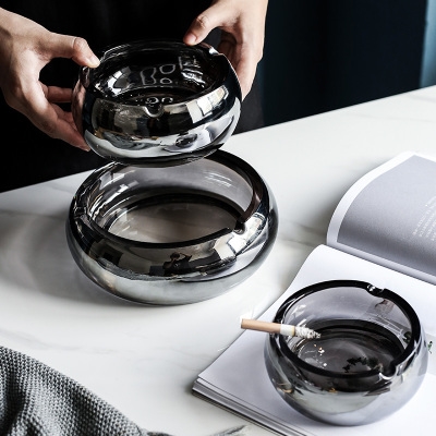 雪茄水晶烟灰缸图片