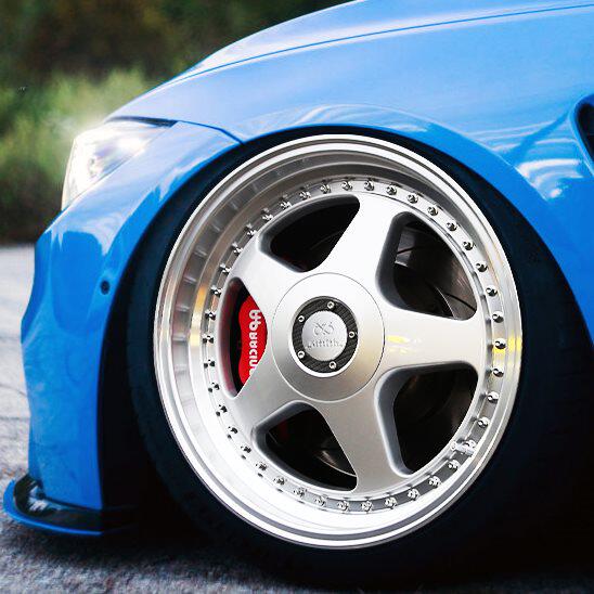 hf二代轮毂适用于宝马锐志高尔夫奥迪1819寸改装抛边轮毂