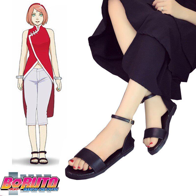 火影忍者春野配件cosplay动漫凉鞋专用樱小博人剧场cosplay配件