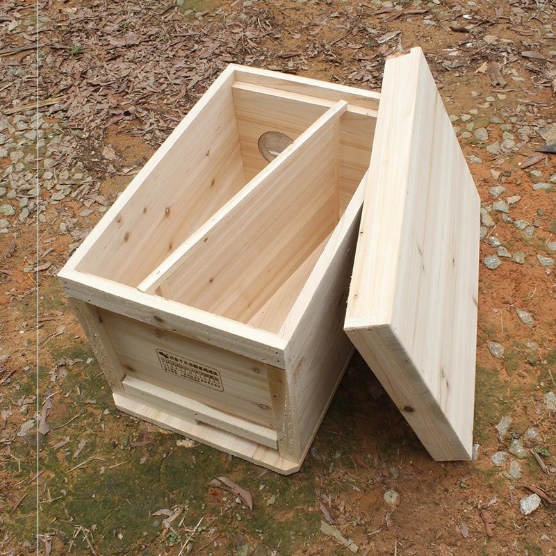 百朵千丛成品蜜蜂箱养蜂工具全套杉木诱蜂箱中蜂箱格子土蜂箱