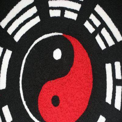 七星太极阴阳八卦图家用地毯地垫进门门垫打坐地毯