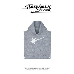 STARWALK SOLDIER 无袖高领背心女修身打底显瘦设计感小众针织衫