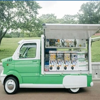 流动小吃车小型卖水果车移q动推车手推小房车多功能摆摊早餐电动
