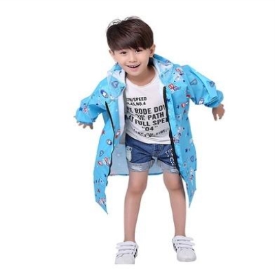 带书包位f儿童雨衣小学生雨披男女童小孩幼儿园宝宝长款全身