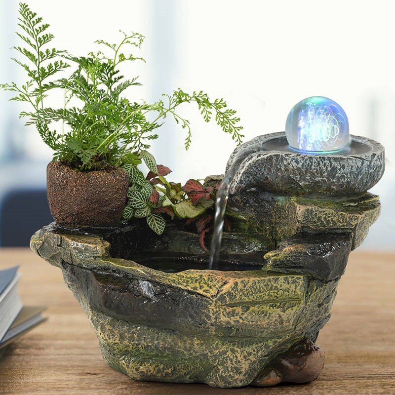 石来运转摆件流水