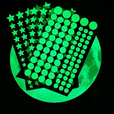 夜贴纸荧光墙贴图片