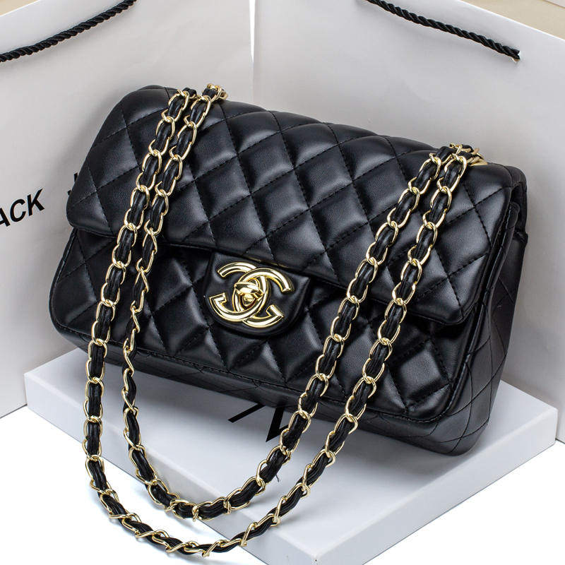 名牌包包女2021新款奢侈品菱格链条包