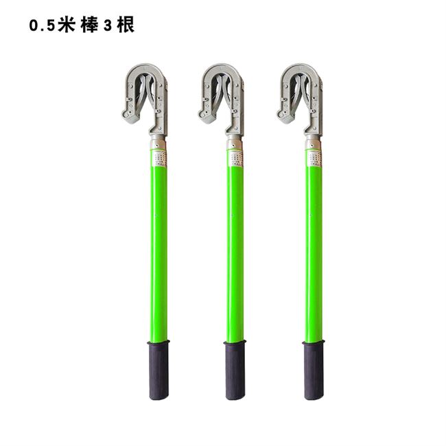 接地棒x10kv高压双舌接地线高压-220kv室外短路双簧接地线25方铜