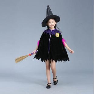 万圣节儿童女巫扮演服装女童cosplay动漫服装舞蹈服演出服童装