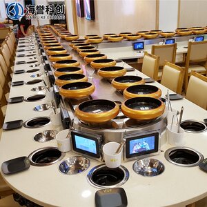 转转小火锅设备全套旋转图片