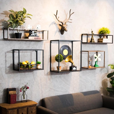 装饰品个性装室内件理发店墙饰软壁挂饰餐厅装修家居奶茶几何墙面