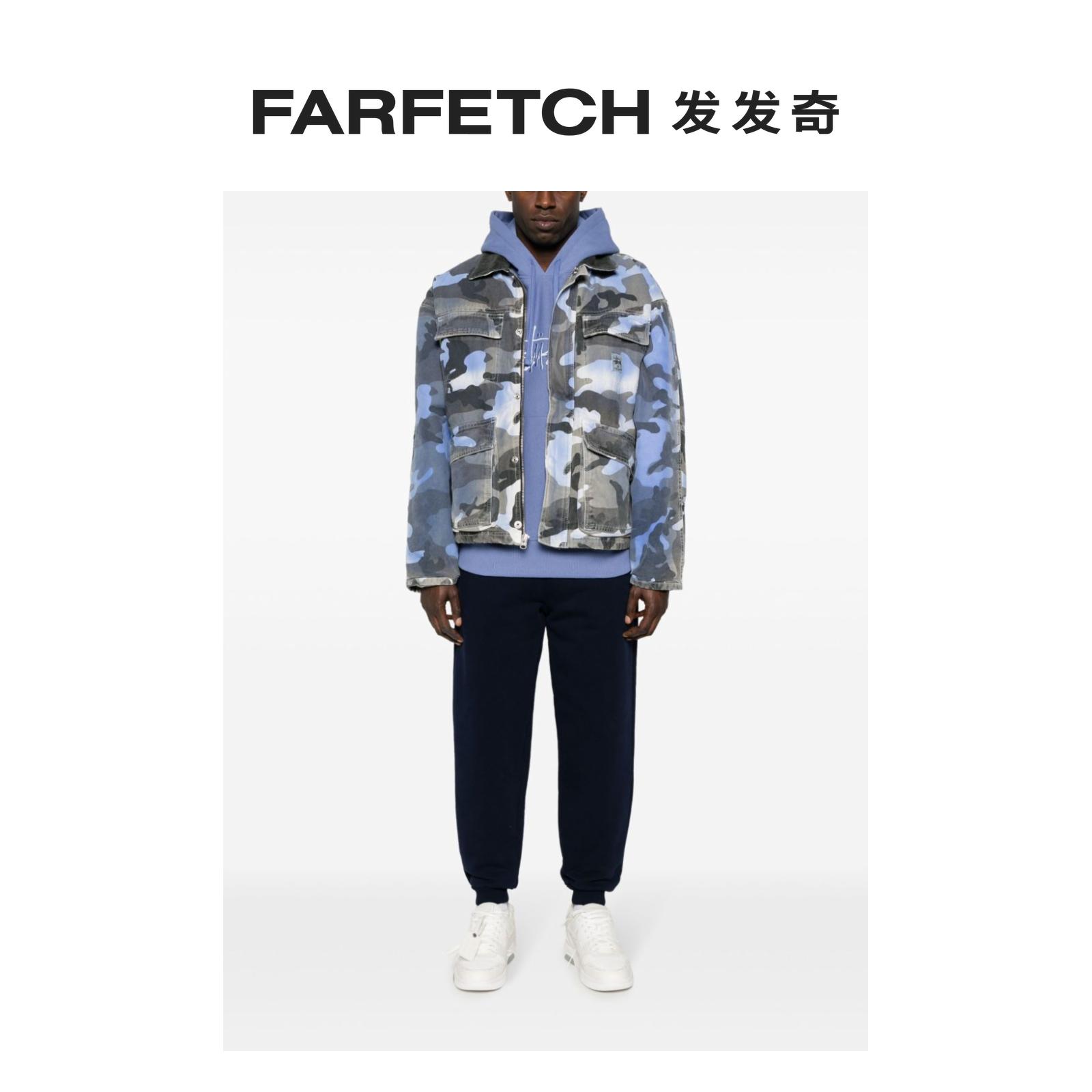 Stussy男女通用迷彩图案夹克FARFETCH发发奇