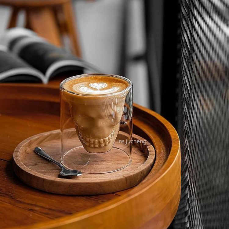 骷髅头咖啡杯图片