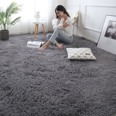 欧式卧室床边满铺地毯客厅茶几长毛毯榻榻米地垫衣帽间大面积地.