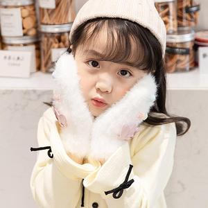 a儿童手套秋冬季加绒加厚保暖女童宝宝毛毛可爱小学生幼儿女孩冬