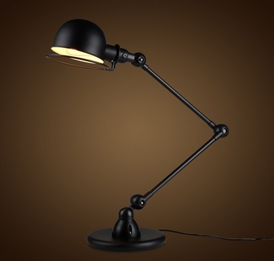 新品设计师款现代简约时尚机械手臂台灯客厅卧室床头美式工业灯具