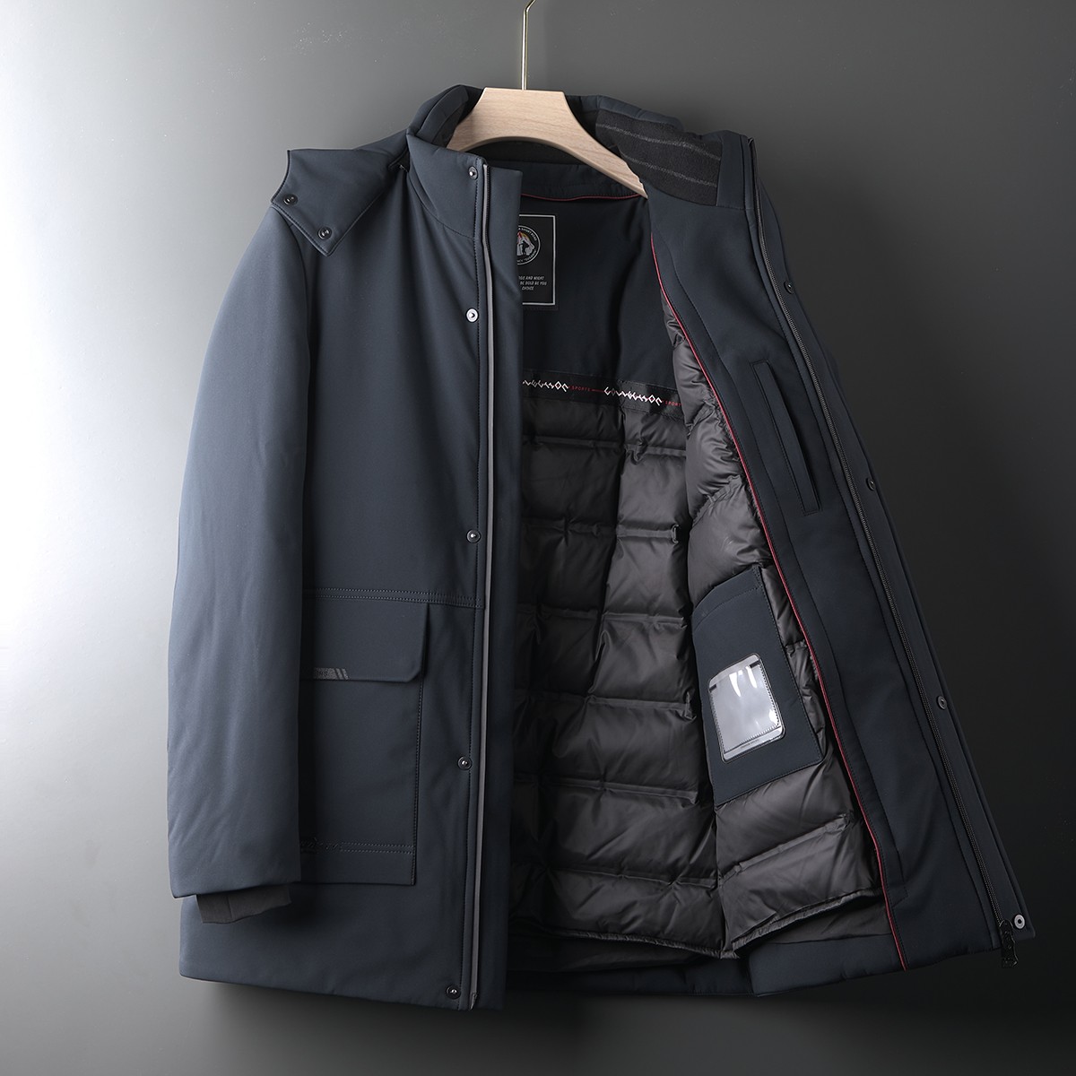 活里活面冬季男士棉衣中老年人冬装保暖外套拆卸内胆棉袄爷爷棉服