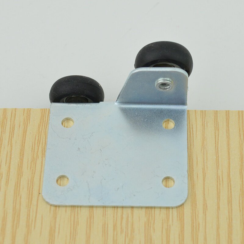 衣柜滑轮推拉门滑轮卫生间隔断门滚轮子实木移门吊滑轮免挖孔凸