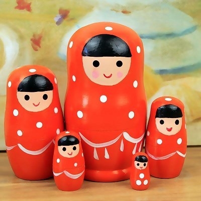 套娃玩具100层俄罗斯大头儿子5儿童卡通礼物购2件送美甲