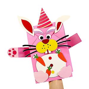 纸袋动物幼儿手工图片