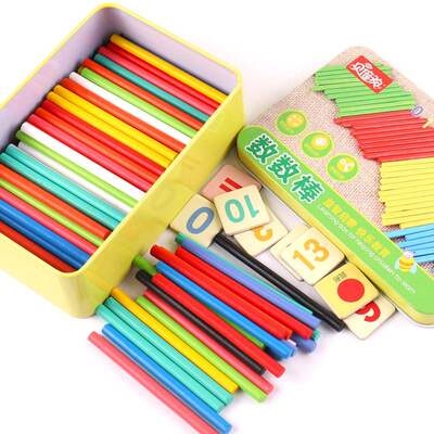 数学棒100根木质图片