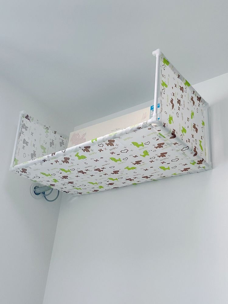 空调遮风板防直吹防风风口挡风头顶壁挂式通用月子冷气导风罩挡板