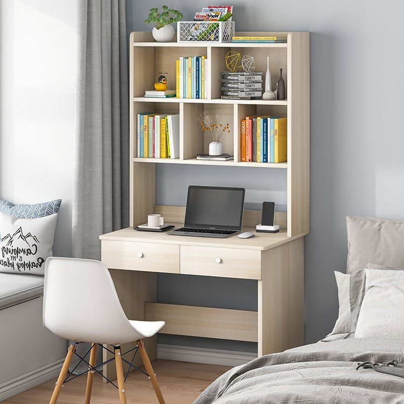 书房学生写字桌书桌椅电脑书桌书架带椅子一套套装初中生学习桌