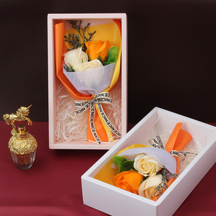 情人节妇女节礼物玫瑰香皂花束礼盒创意感恩节礼品送客户生日礼物