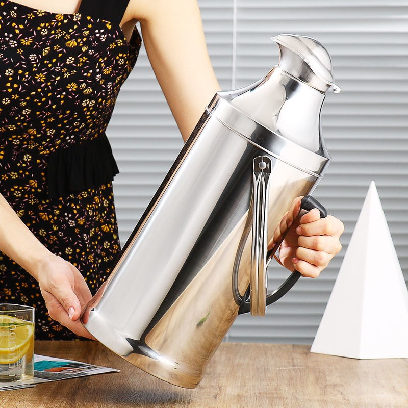 家用2升外壳热水瓶开不锈钢外壳3.2升大容量暖壶通用水瓶