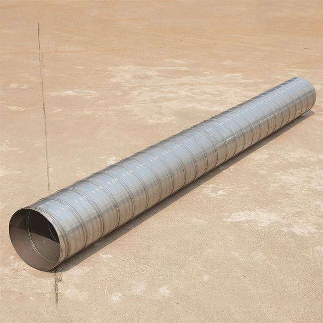 定制镀锌圆形管道螺旋风管除尘排烟废气处理油烟罩螺旋风管定p做