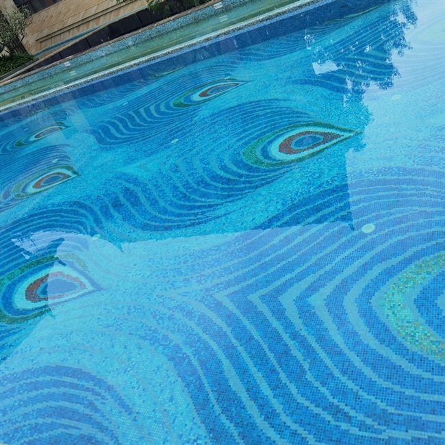 【泳池马赛克拼花图片】泳池马赛克拼花图片大全_q友网