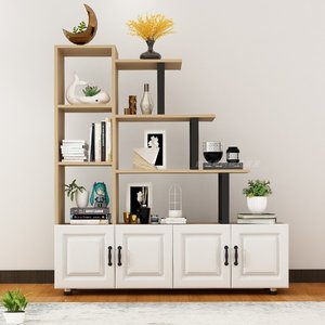 客厅隔墙装饰柜子餐厅图片