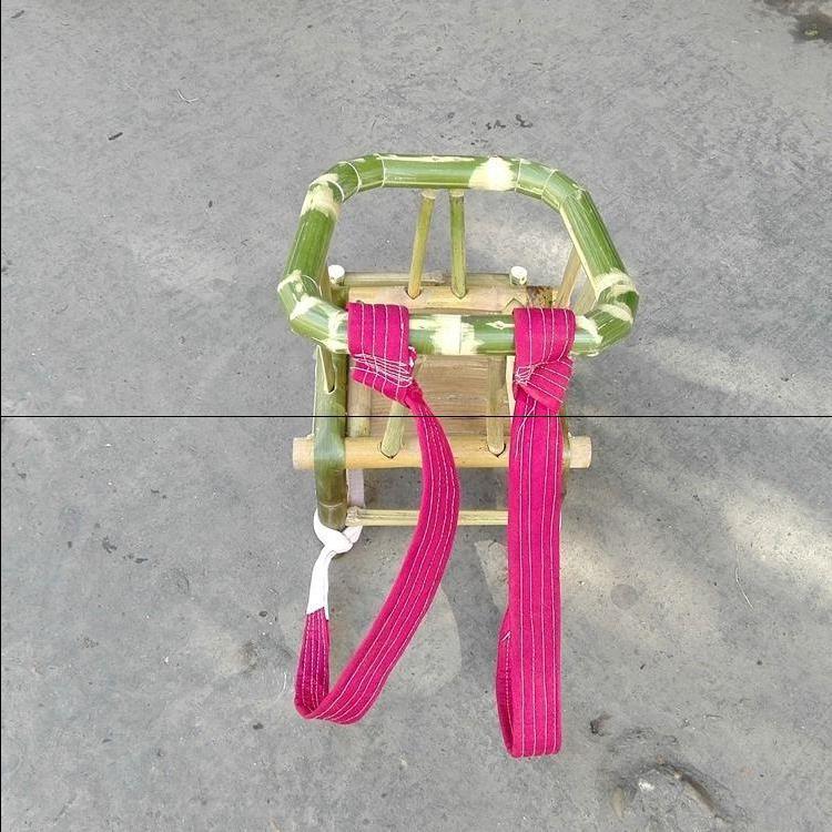2019新款竹编婴儿背椅 手工制作婴儿围椅 婴儿坐凳 夏季竹子婴儿