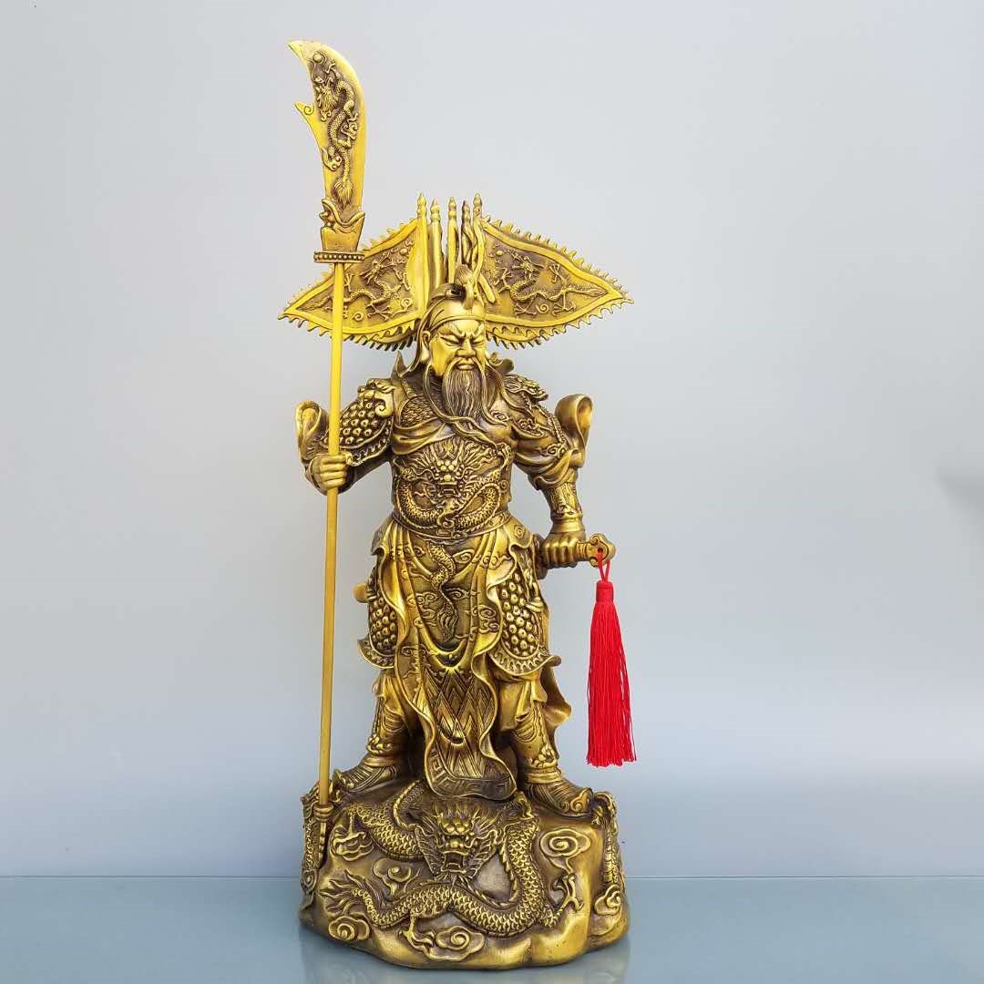 武财神九龙关公图片