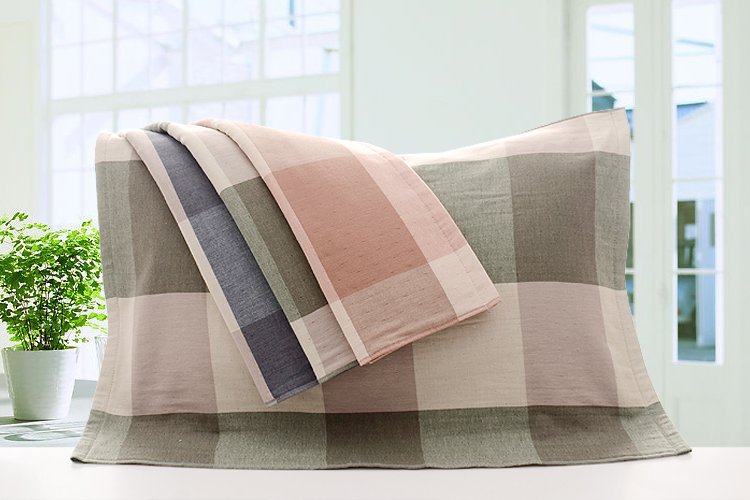 纯棉枕巾正品高档情侣款格调枕巾秋冬全棉加厚加大一对装包邮