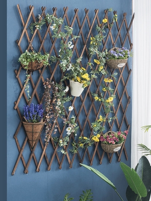 庭院墙面装饰户外阳台图片