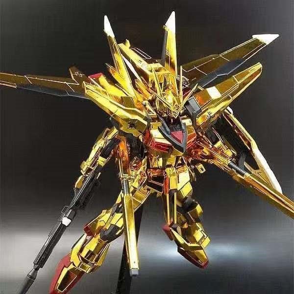 万代高达手办可动模型rg小型成品强袭自由命运00r七剑能天使盲盒