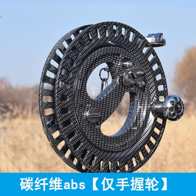 风筝轮防倒转带手刹高档风筝线轮手摇轮潍坊q专业大型风筝线