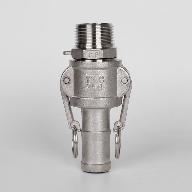 304不锈钢快速接头外丝宝塔cf型公母卡扣式高压皮管水管油管配件