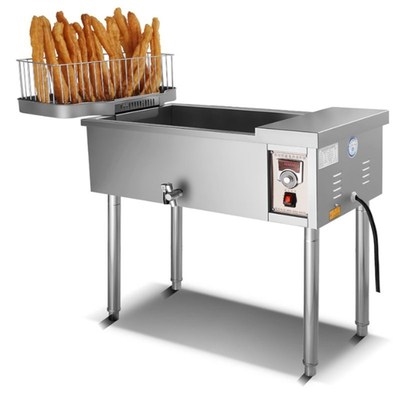 全自动油条成型机商用炸立式油炸小型电炸炉加长大型插电炸锅家用