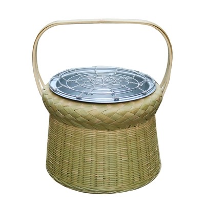 火笼竹编取暖传统烘笼烤火笼笼子怀旧烘火篮纯手工炕竹烤火炉新居