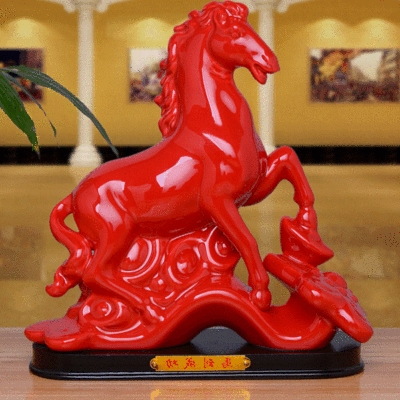 招财马风水摆图片